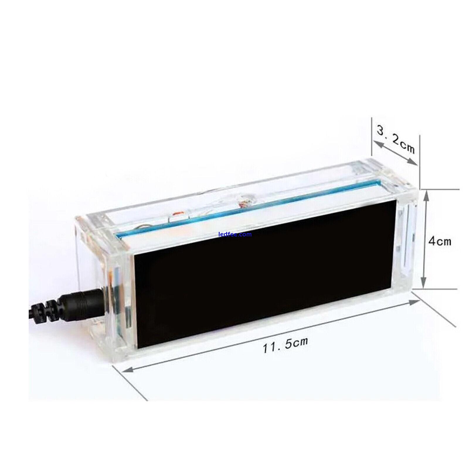 4-LED Digital Electronic Alarm Clock DIY Time Date Temperature and Light Control 2 
