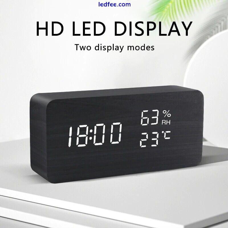 electronic LED digital alarm clock light up display cute unisex smart clock. 4 