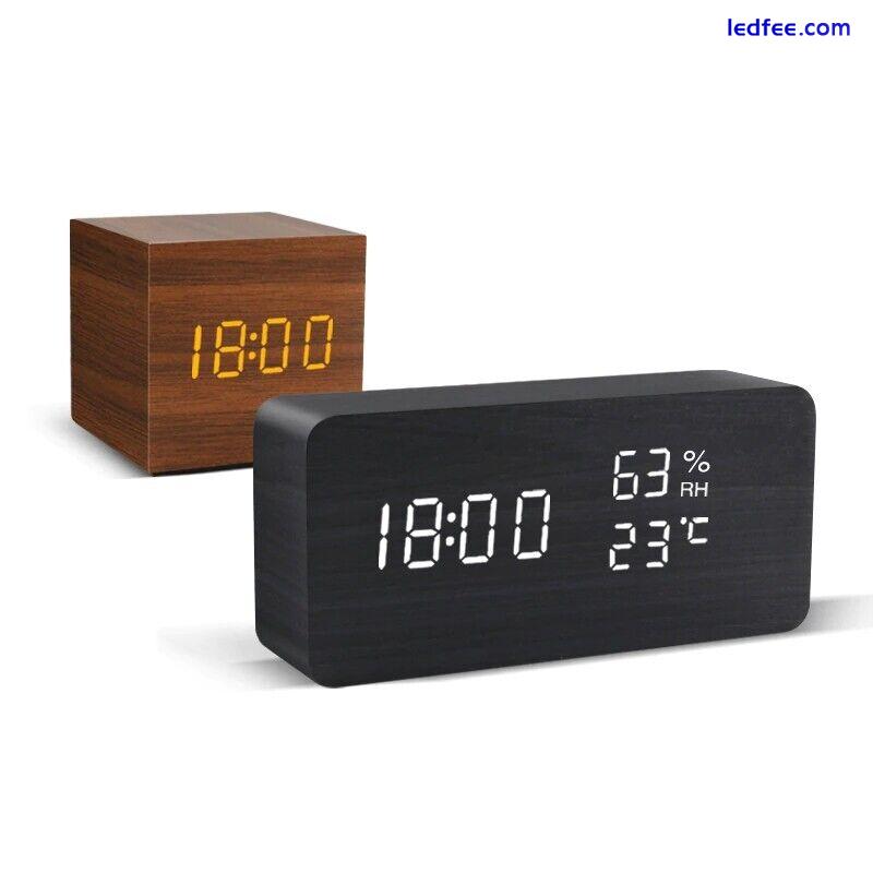 electronic LED digital alarm clock light up display cute unisex smart clock. 1 