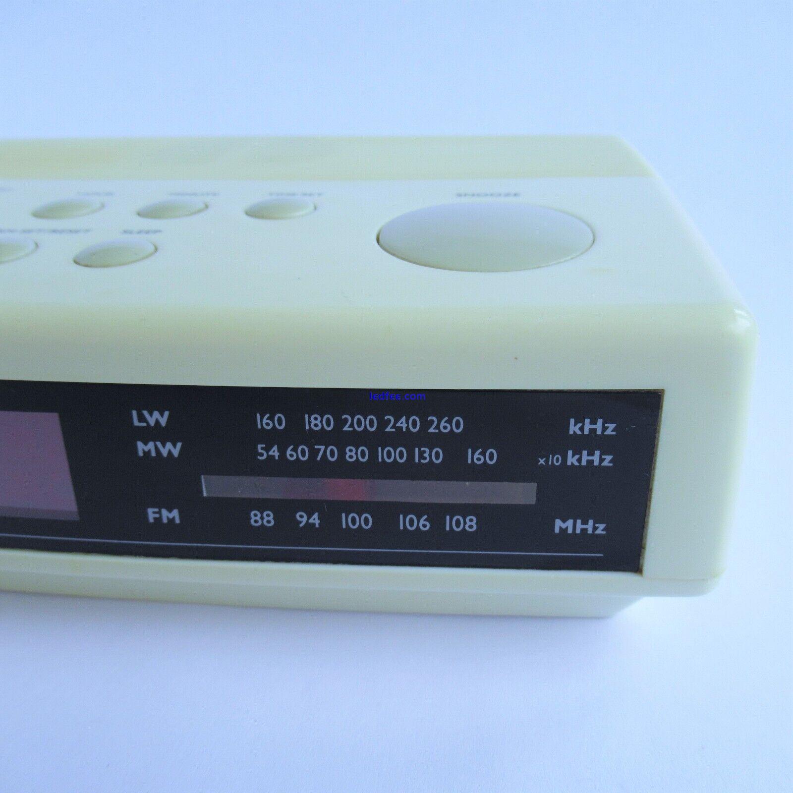 Retro Morphy Richards CR-35A LED Bedside Alarm Clock Radio (1980s Film Prop) 5 