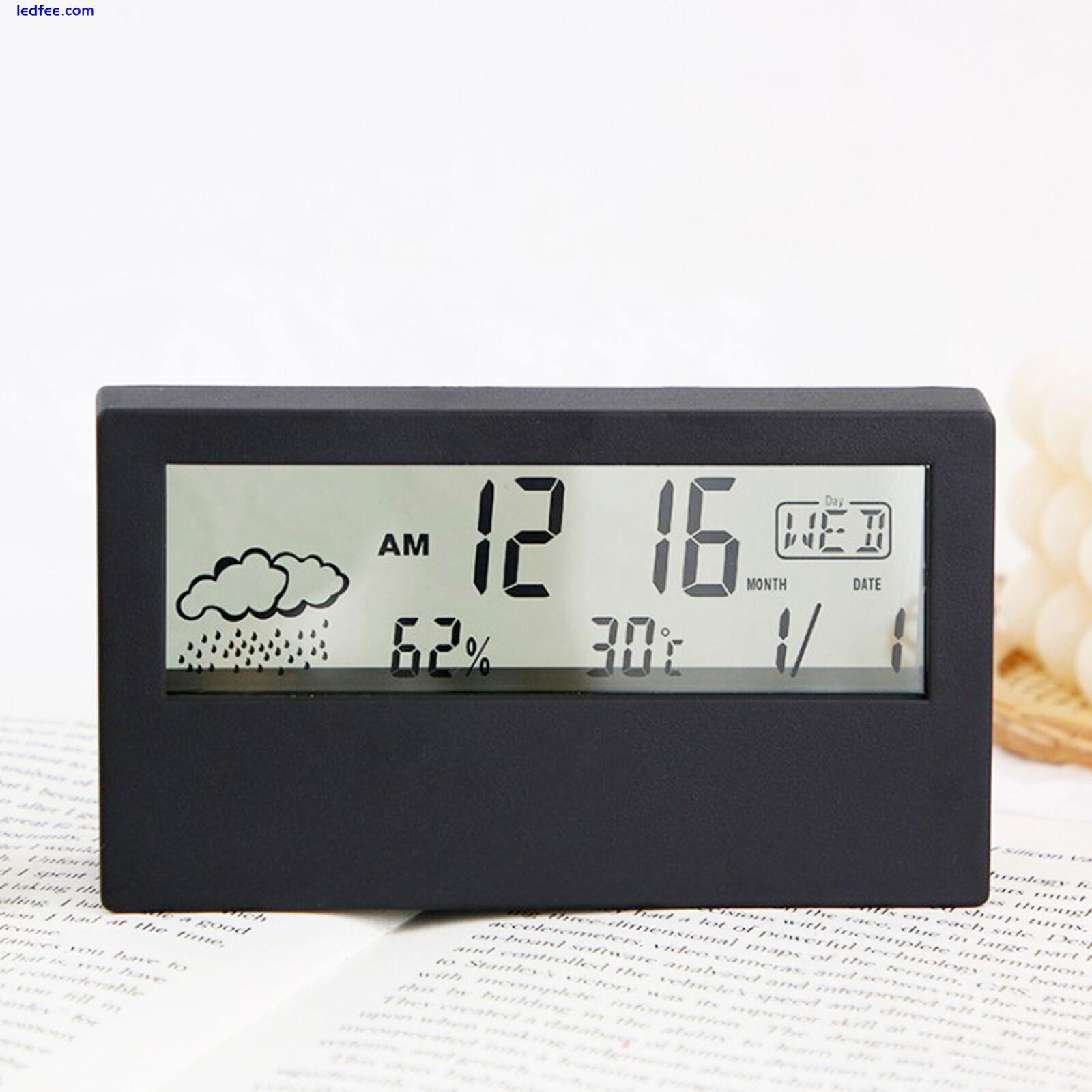 Digital Backlight LED Display Table Alarm Clock Snooze Thermometer Alarm Clock  1 