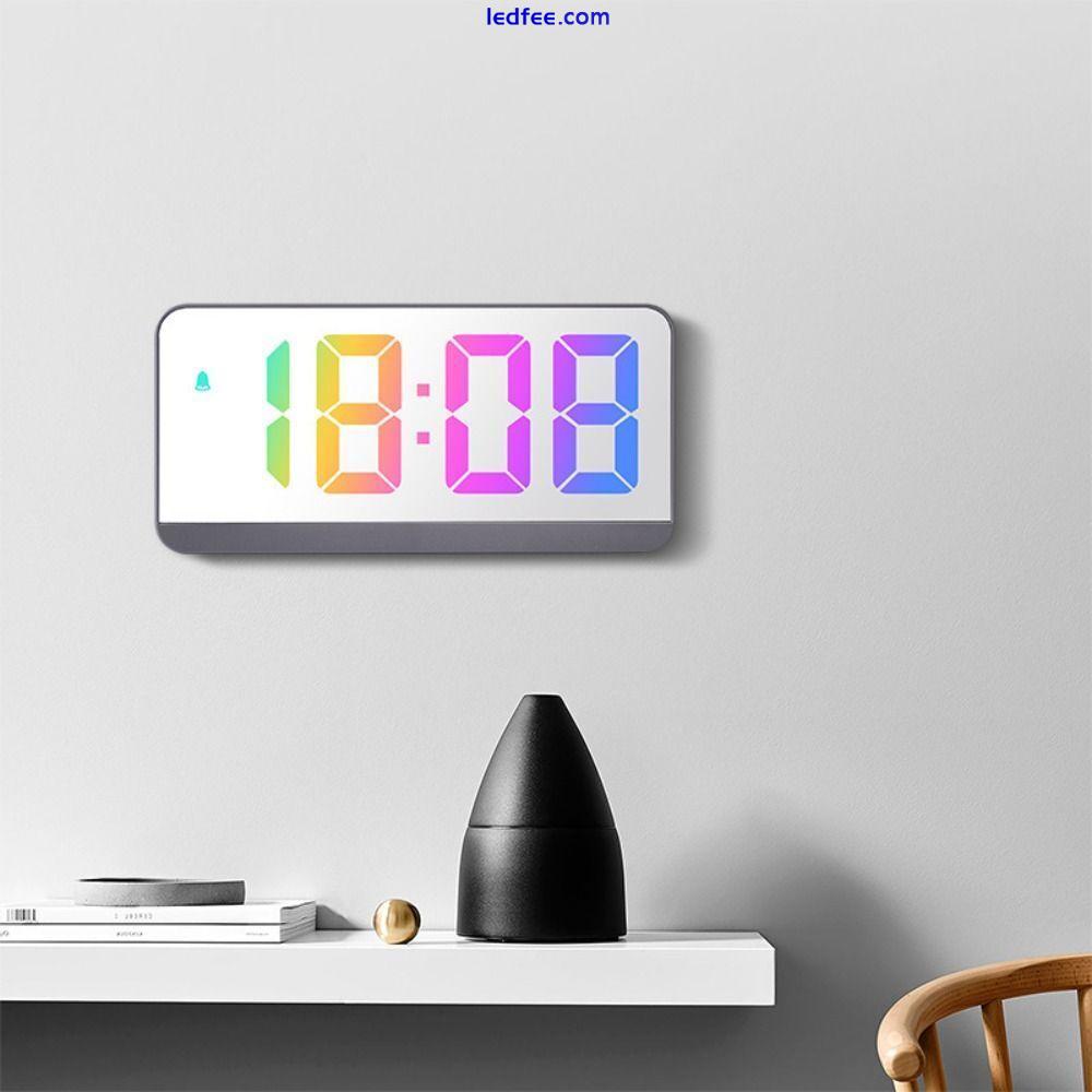 Large screen LED Clock Electronic Smart Clock Digital Alarm Clock  Household 3 