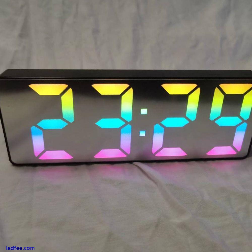 Large screen LED Clock Electronic Smart Clock Digital Alarm Clock  Household 2 
