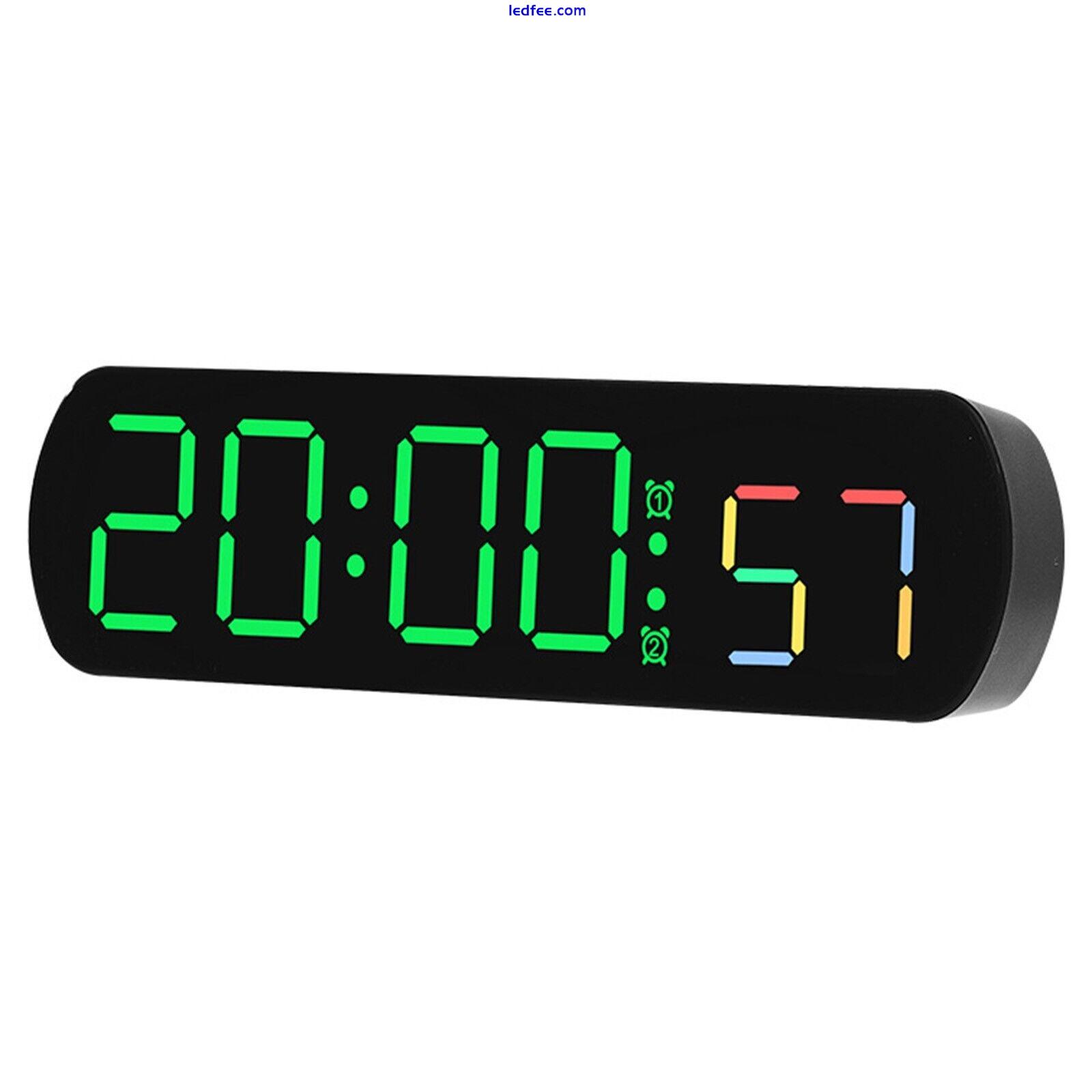 Desktop LED Alarm Clock with Temperature/Humidity Display & Timer Feature 0 