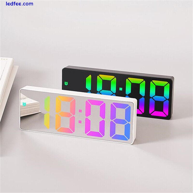 Light Number Clock LED Digital Alarm Clock Large Number Electronic Clock 1 