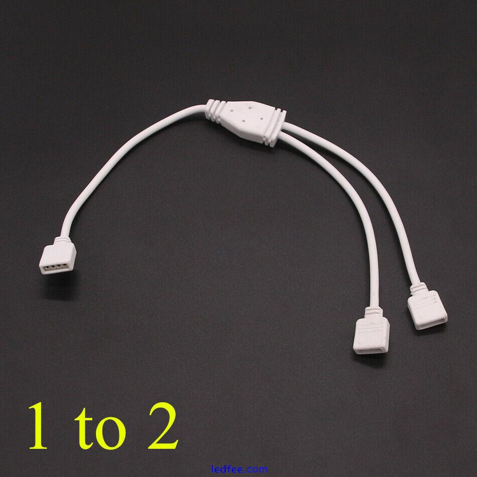 LED Strip Extension Cable Cord Splitter Connector 3528 5050 5630 RGB/W 4/5 Pin  1 