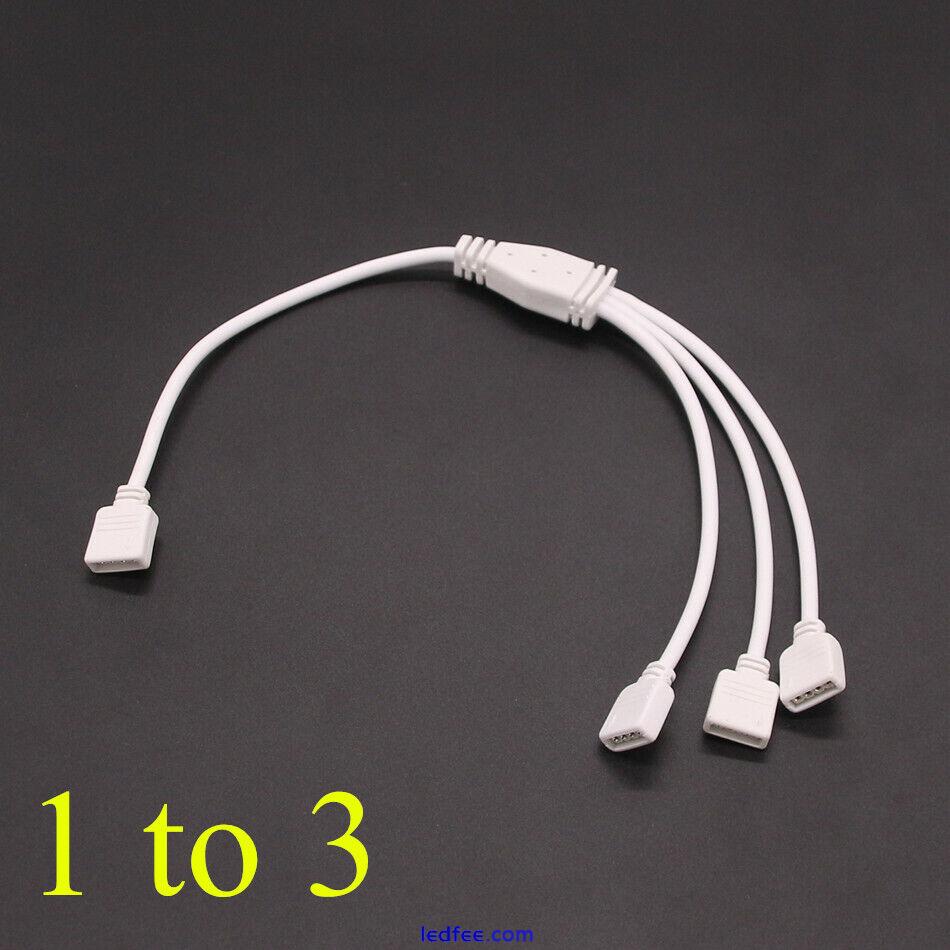 LED Strip Extension Cable Cord Splitter Connector 3528 5050 5630 RGB/W 4/5 Pin  2 