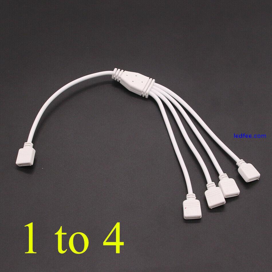 LED Strip Extension Cable Cord Splitter Connector 3528 5050 5630 RGB/W 4/5 Pin  3 