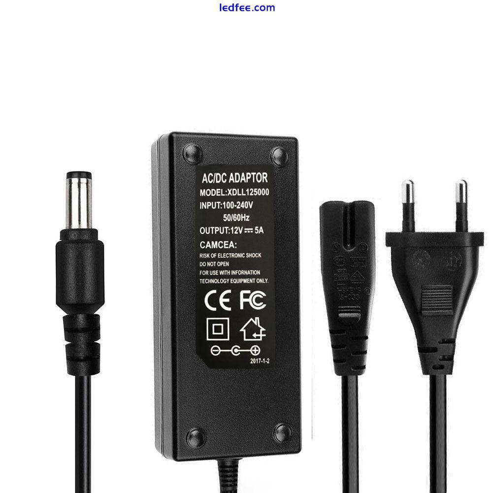 LED Power Supply Adapter AC 100V-240V To DC 12V 1A-10A For LED Strip EU Plug 3 