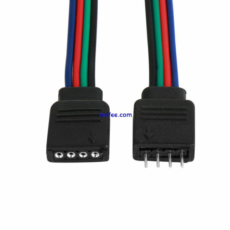 4/5/6pin LED Strip Light Cable RGB CCT RGBW Male Female Connector Adapter Wire 5 