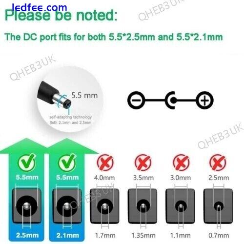 3V 1A 1000ma AC to DC Power Supply Adapter 100V-240V Charger 5.5mmx2.5mm 6H 0 