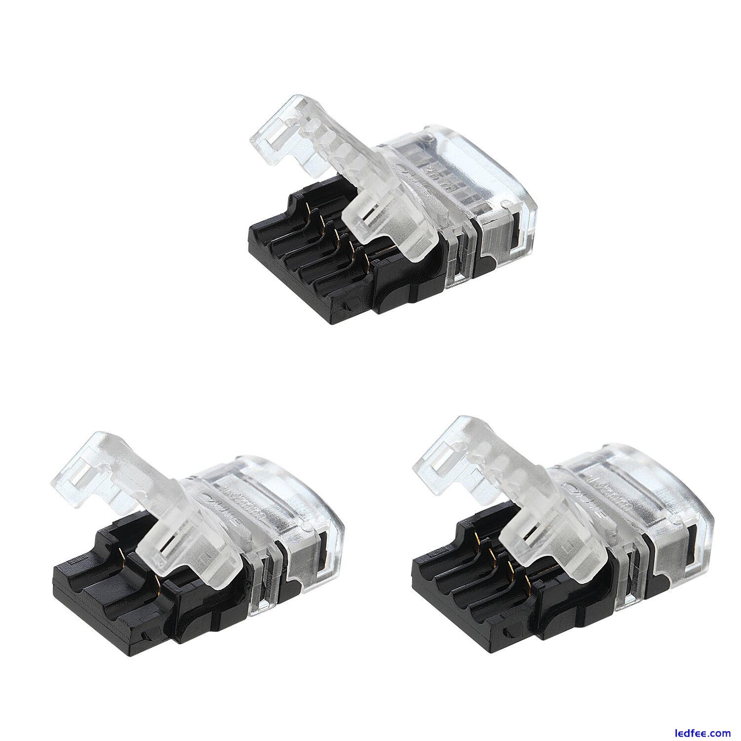 2/4/5Pin Hippo Wire Adapter Clips Connector for LED Light Strip 5050 5630 3528 1 