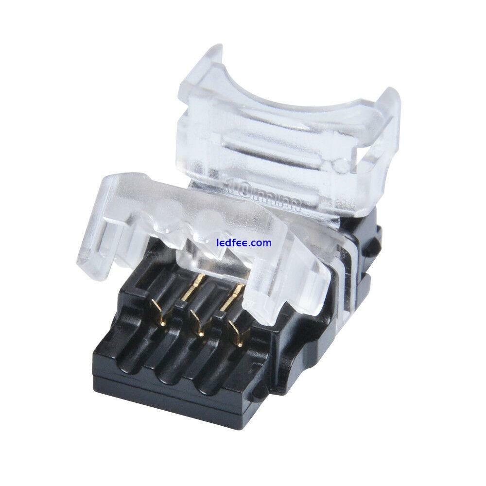 2/4/5PIN HIPPO LED STRIP ADAPTER WIRE CONNECTOR EXTENSION CLIP 5050 5630 3528 1 