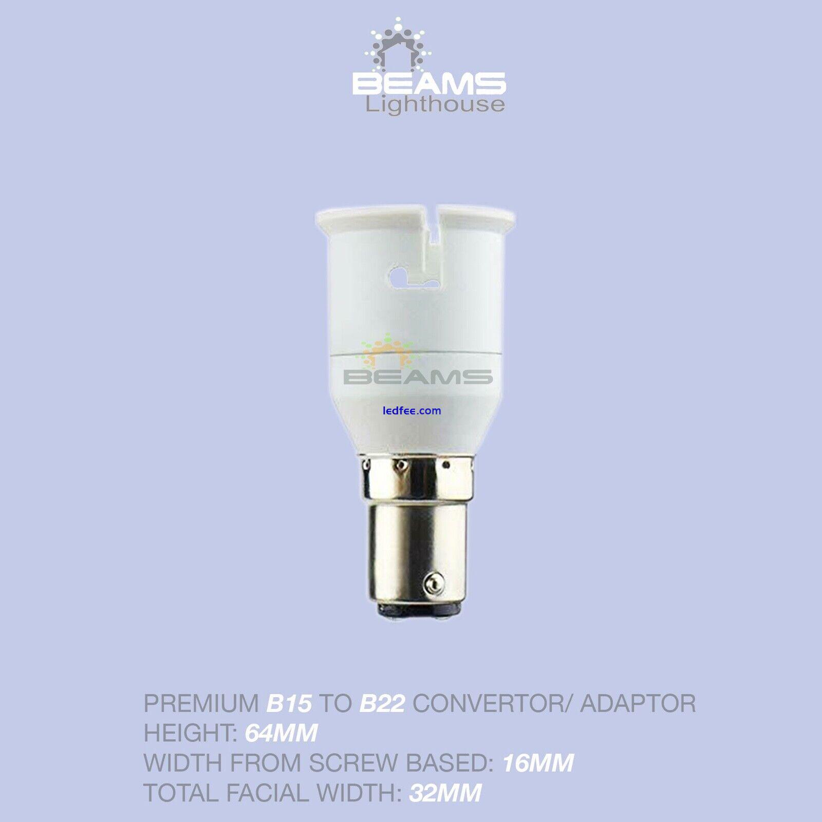 B22 B15 E14 E27 E40 G9 G24 Lamp Holder Light Bulb LED/CFL Converter Adaptor UK 4 