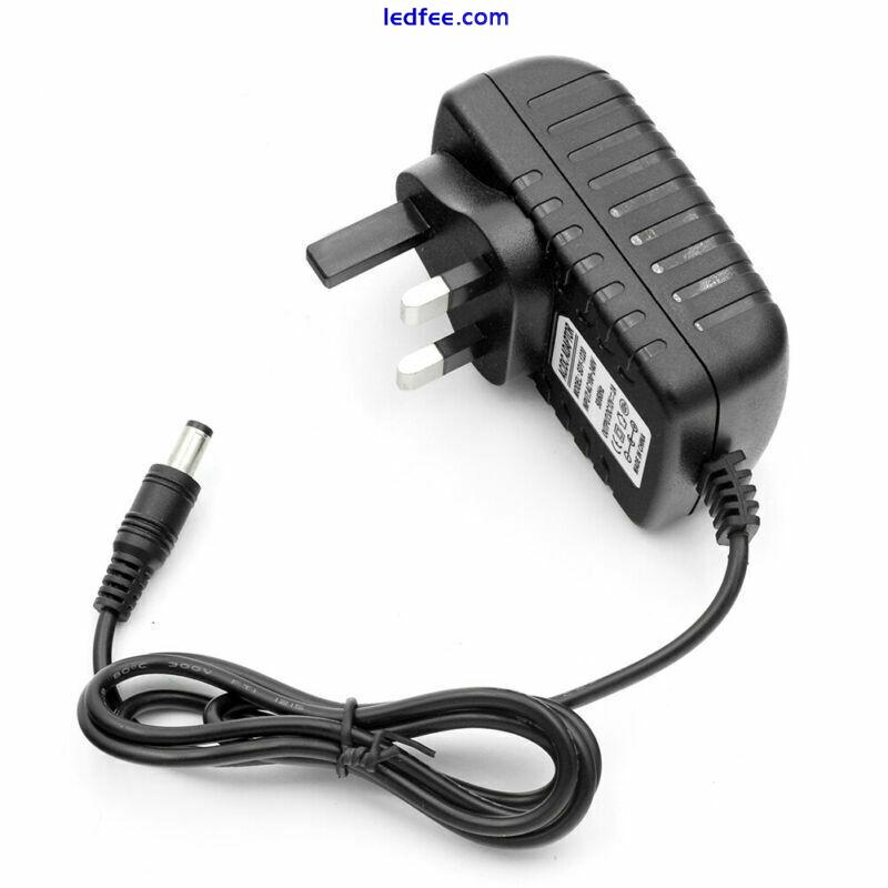 12V 2A AC DC ADAPTOR UK POWER SUPPLY ADAPTER MAINS LED STRIP TRANSFORMER CHARGER 1 