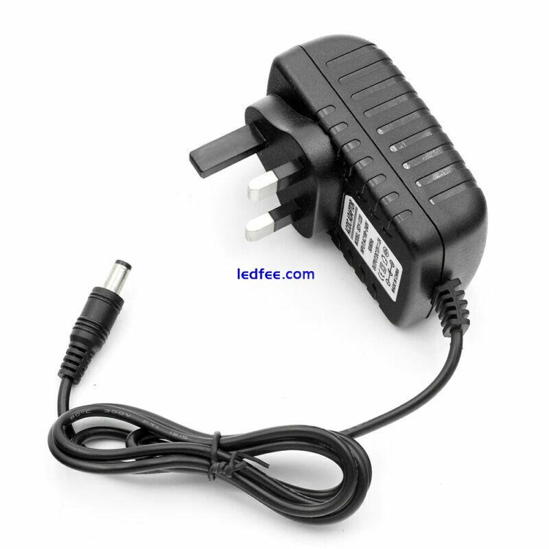 12V 2A AC DC ADAPTOR UK POWER SUPPLY ADAPTER MAINS LED STRIP TRANSFORMER CHARGER 2 