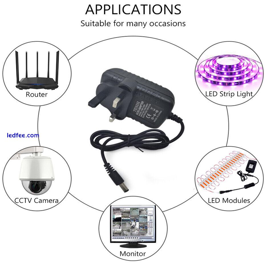 24W Power Converter Adapter Supply EU US Plug AC 100-240V to DC 12V 2A led power 3 