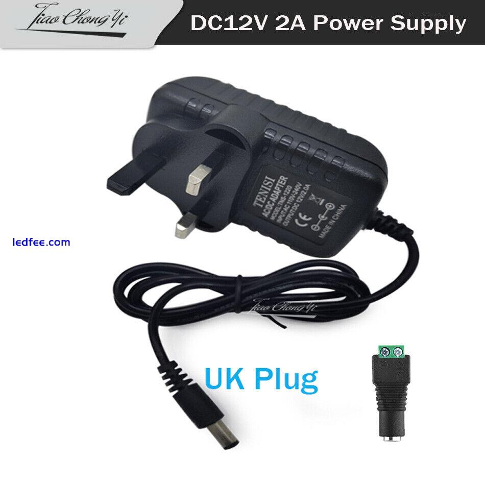 24W Power Converter Adapter Supply EU US Plug AC 100-240V to DC 12V 2A led power 1 