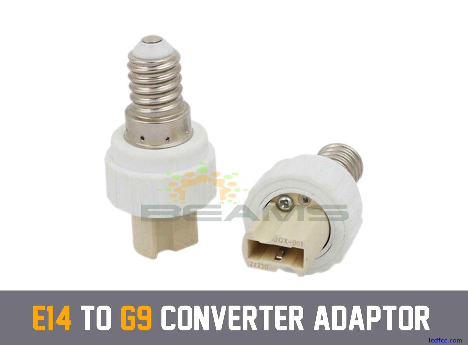 E14 SES To MR16 G9 GU10 E27 B22 LED Light Socket Adaptor Converter Lamp Holders 3 