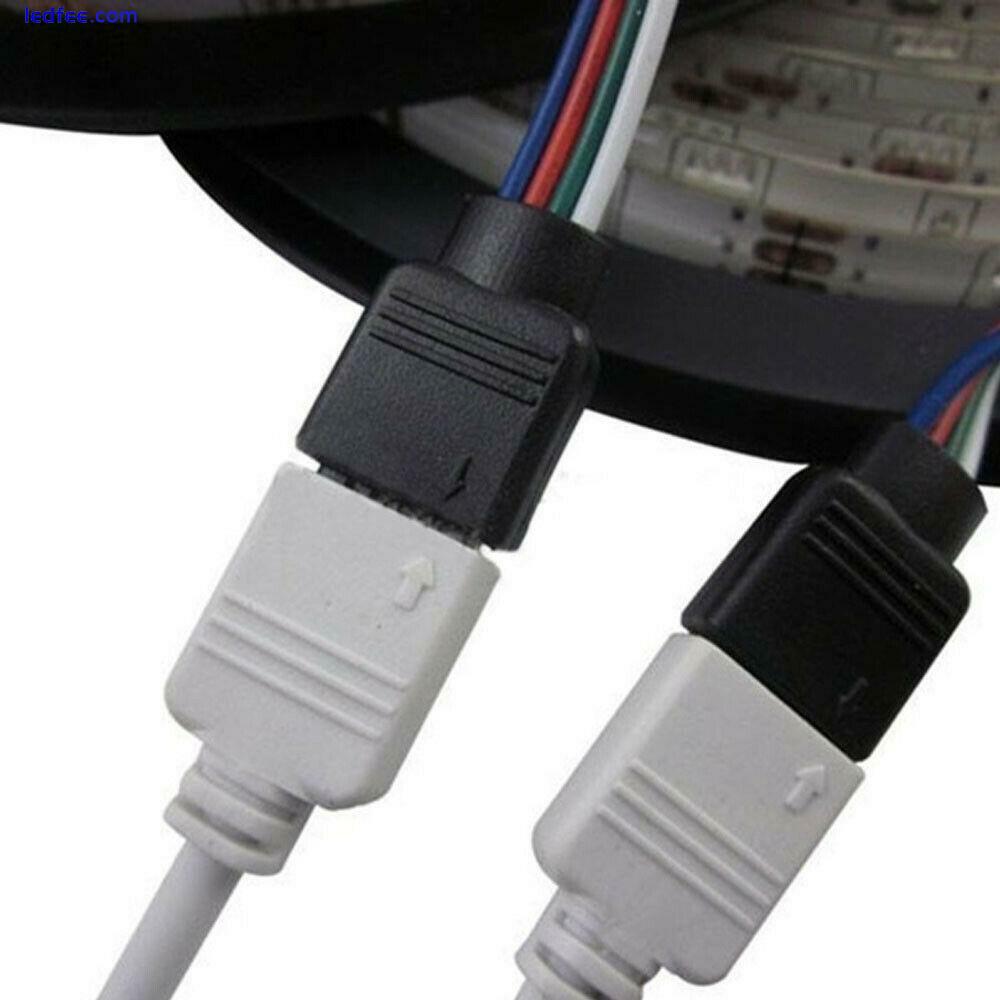 4/5 PINS LED STRIP SPLITTER CABLE 2/3/4 WAY MALE ADAPTER 3528 5050 5630 RGB/W UK 4 