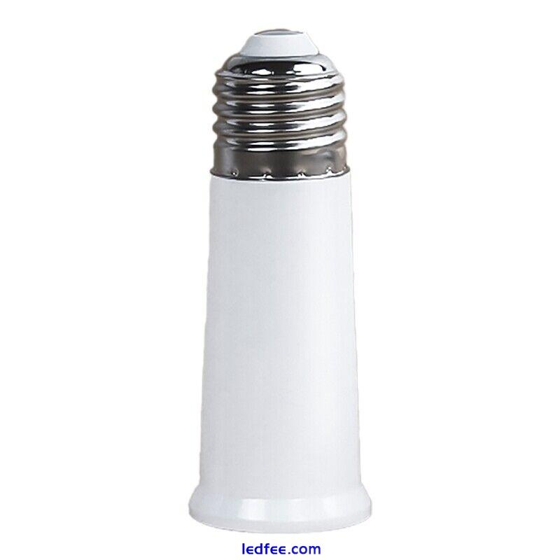 E27 Medium Light Bulb Extender Socket Lamp Holder Adapter Extension for LED Bulb 1 