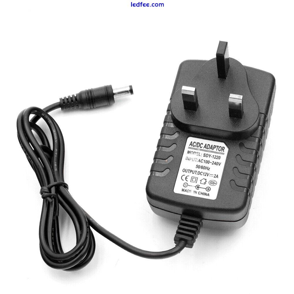 AC DC 12V 1A/2A/3A POWER SUPPLY ADAPTER CHARGER FOR CAMERA LED STRIP LIGHT CCTV 2 