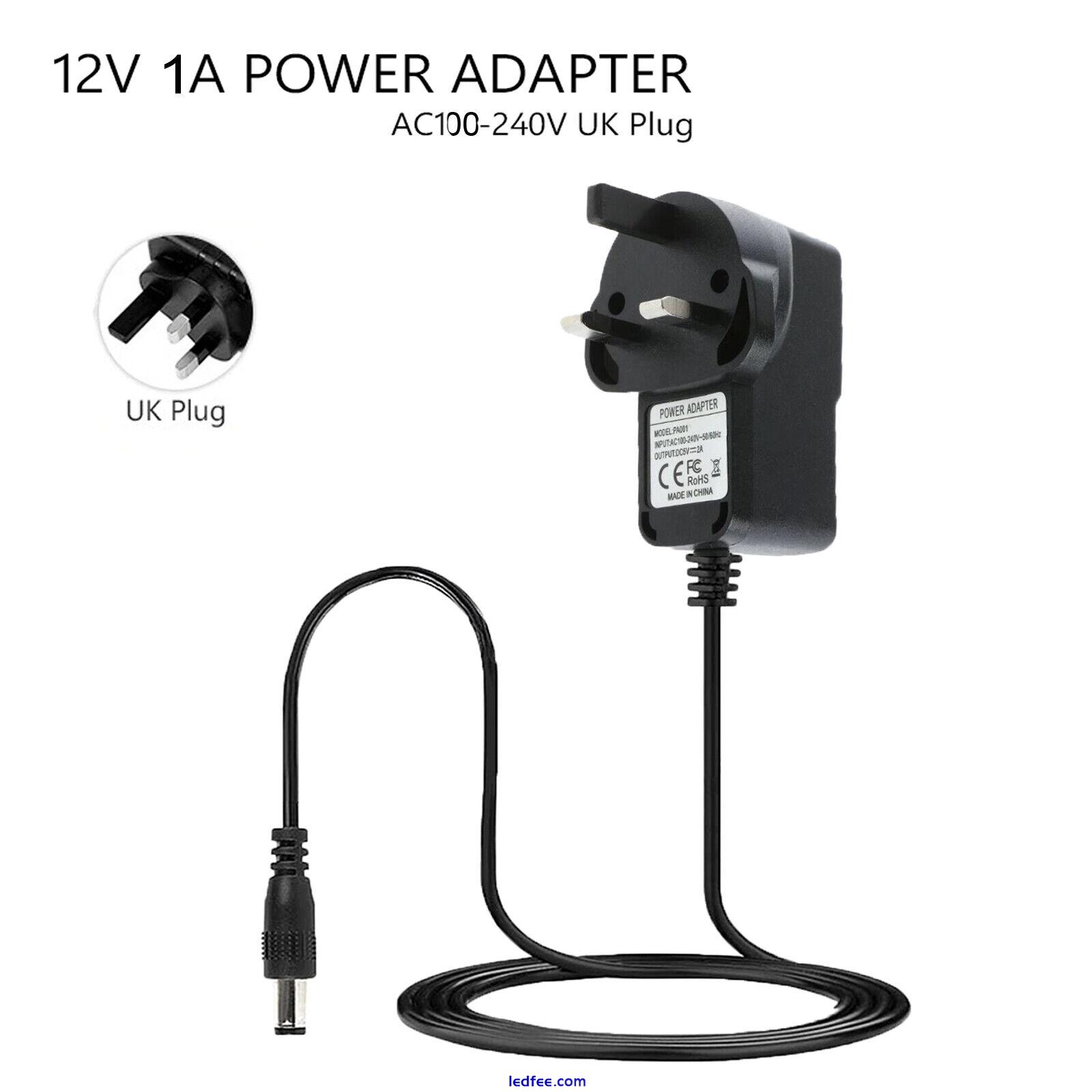 12V 1A/2A/3A AC DC POWER SUPPLY ADAPTER CHARGER FOR CAMERA LED STRIP LIGHT CCTV 4 