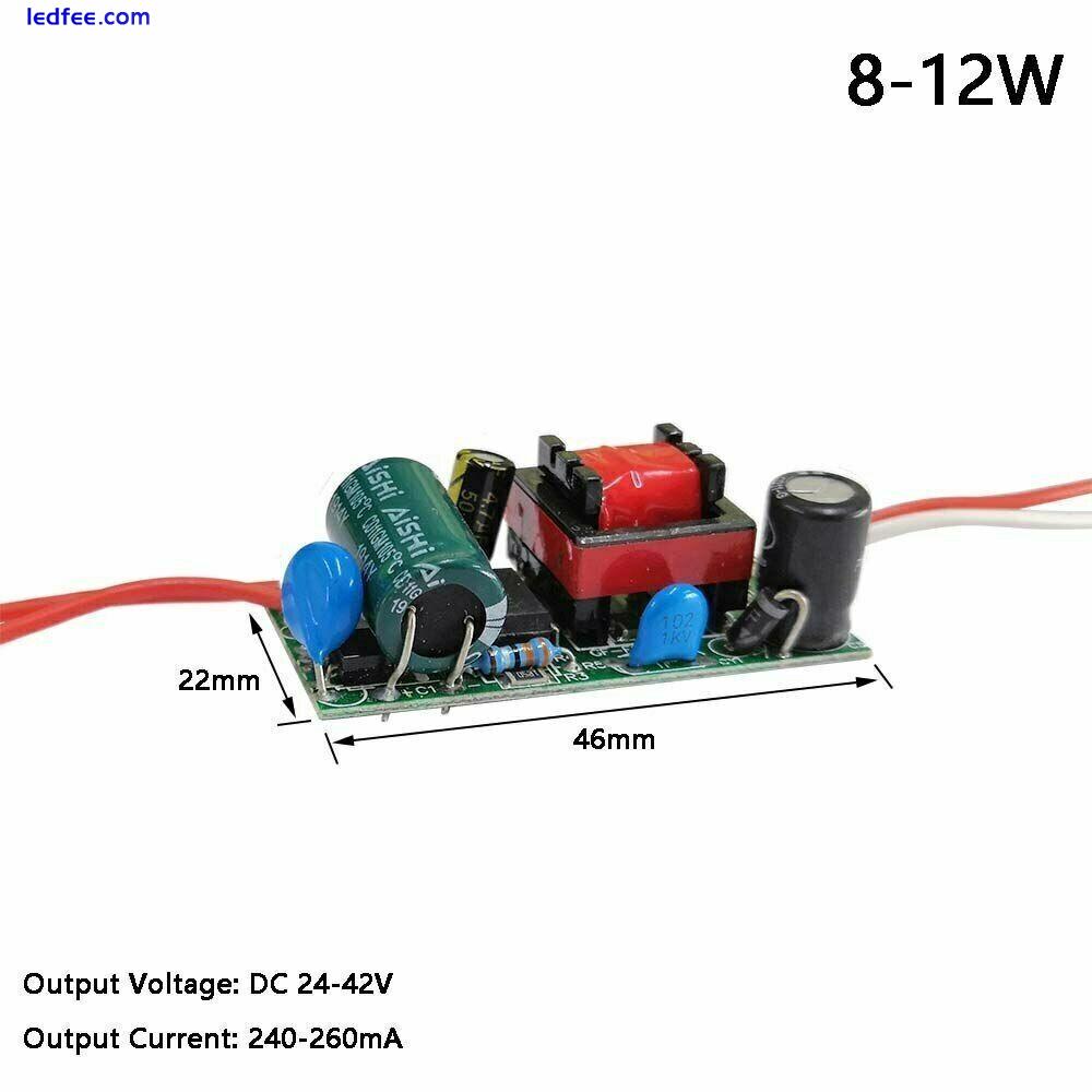 Led driver 300ma amp adapter power supply IC transformer 1-36W   DC12V 1-3W 50W 4 