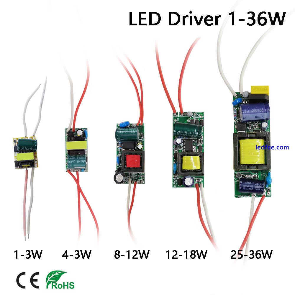 Led driver 300ma amp adapter power supply IC transformer 1-36W   DC12V 1-3W 50W 0 