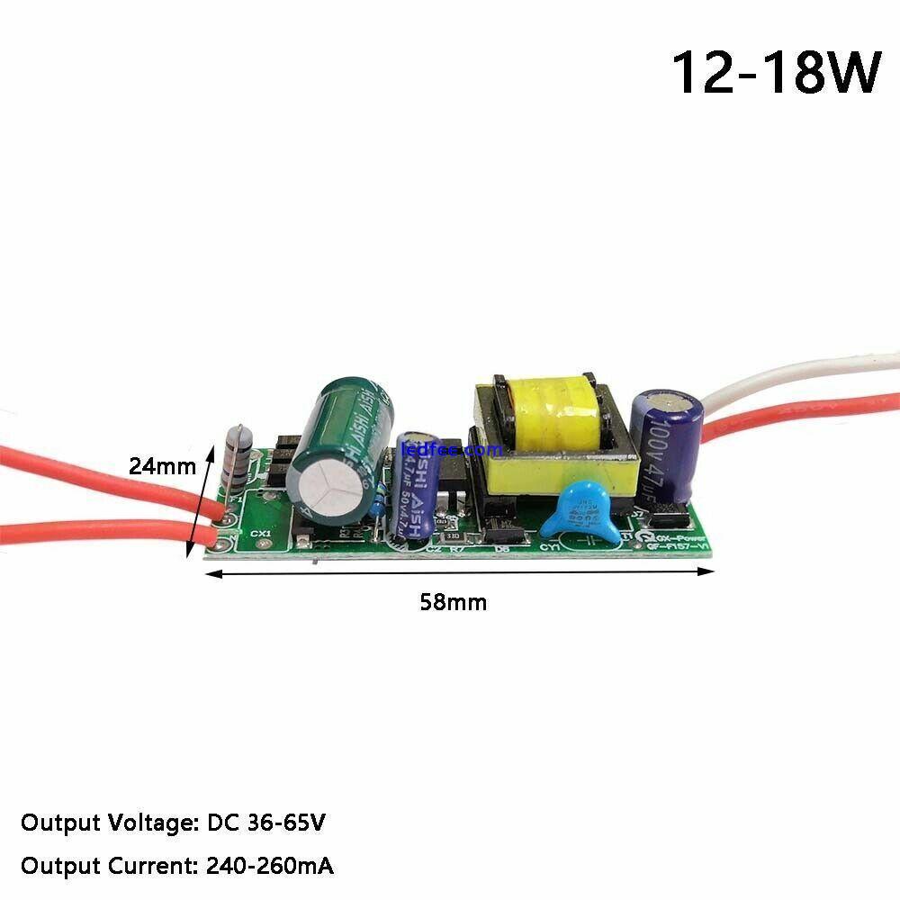 Led driver 300ma amp adapter power supply IC transformer 1-36W   DC12V 1-3W 50W 5 