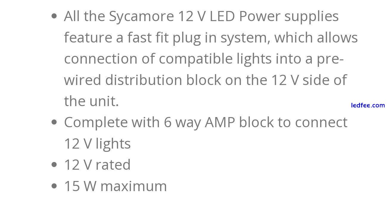 Sycamore     led power supply 12v 15w 6 Ports New  SY9739B/MF Adapter  0 