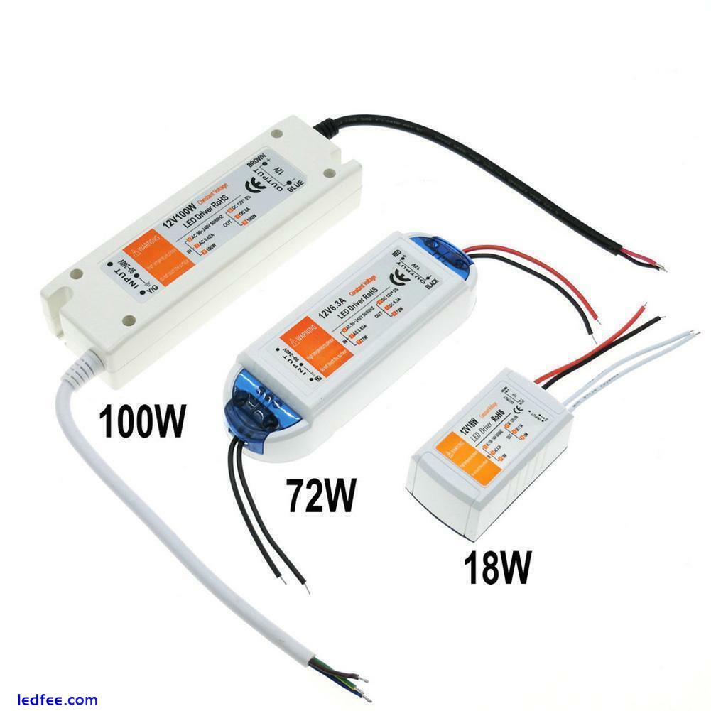 LED Driver Power Supply Transformer 110V 240V DC 12V for LED  Adapter Lighting 2 