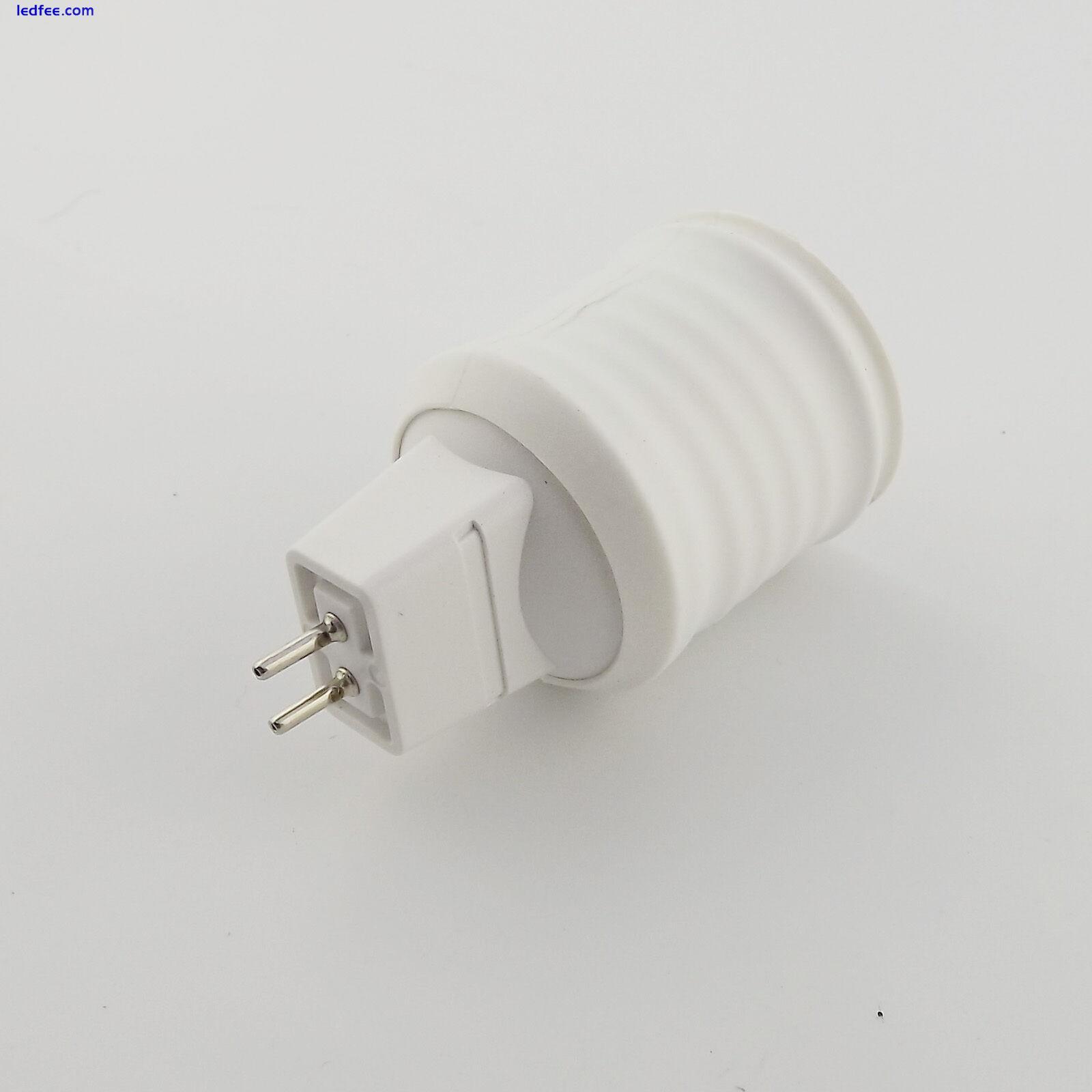 MR16 to E27 Screw Thread LED Halogen CFL Light Bulb Lamp Socket Convert Holder 3 