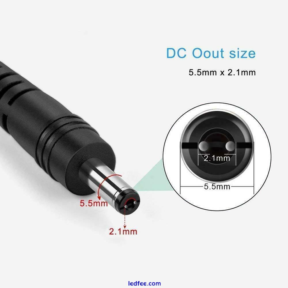 EXTENSION DC POWER PLUG LEAD CABLE 5.5 x 2.1mm for CCTV LED/ DVR / PSU 12V 9V 5V 1 