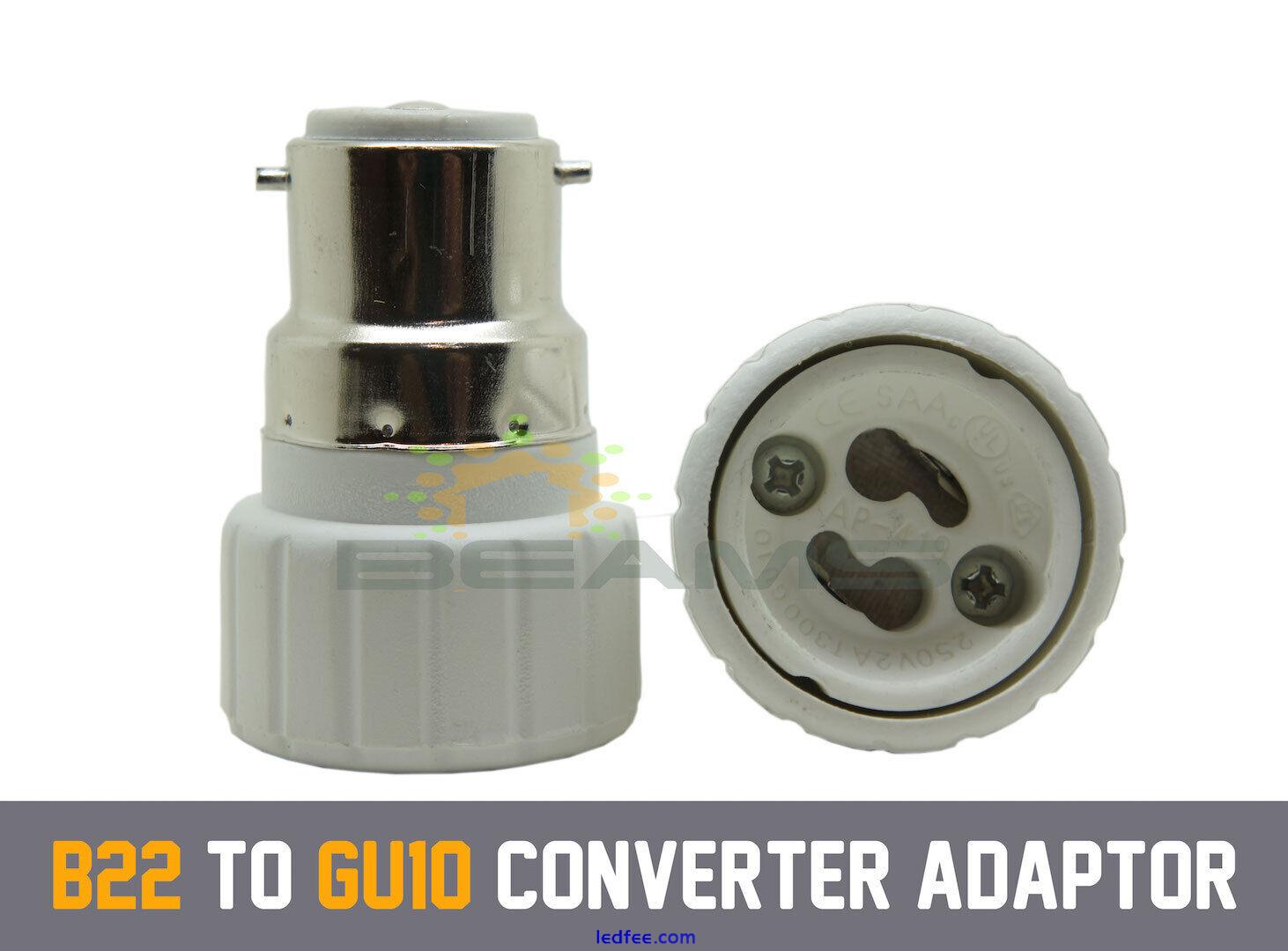 B22 To G9 MR16 E27 E14 GU10 B15 Light Socket Adaptor Lamp Converter Holder UK 5 