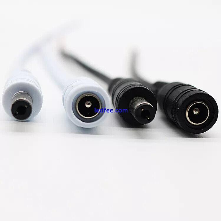 12V 1A,2A,3A DC POWER PLUG EXTENSION CABLE 5.5 x 2.1mm for CCTV LED/ DVR / PSU 4 