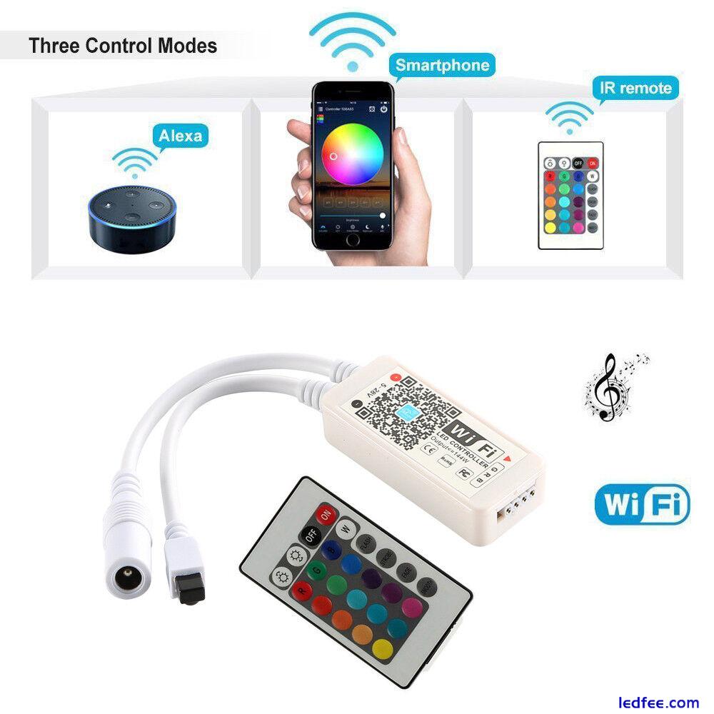 Bluetooth / Magic Home Wifi IR Remote For 5050 3528 RGB / RGBW LED Strip Light 2 