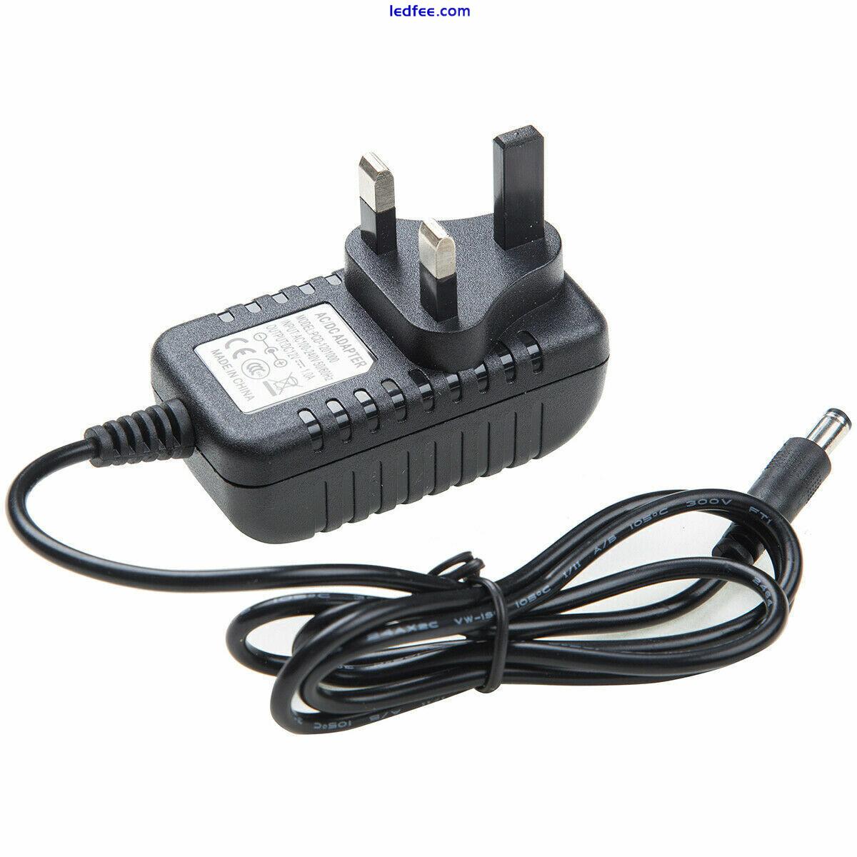 12V 1A 2A AC/DC UK Power Supply Adapter Safety Charger For LED Strip CCTV 1 