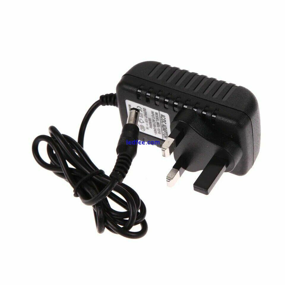12V 1A 2A AC/DC UK Power Supply Adapter Safety Charger For LED Strip CCTV 4 
