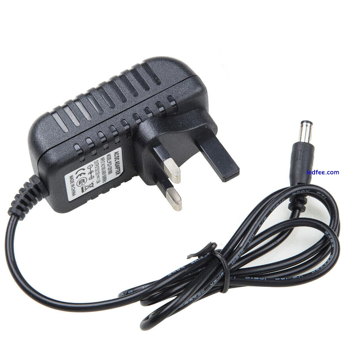 12V 2A AC DC POWER SUPPLY ADAPTER MAINS LED STRIP TRANSFORMER CHARGER UK 2 