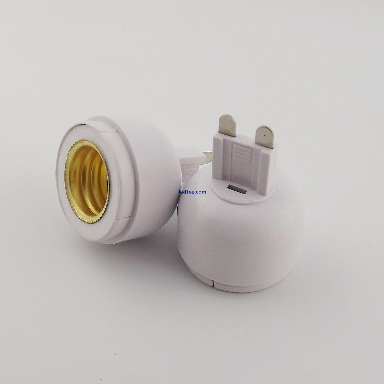 LED Lamp Adapter Converter G9 To E17 Socket Base Halogen CFL Light Thread Bulb 2 