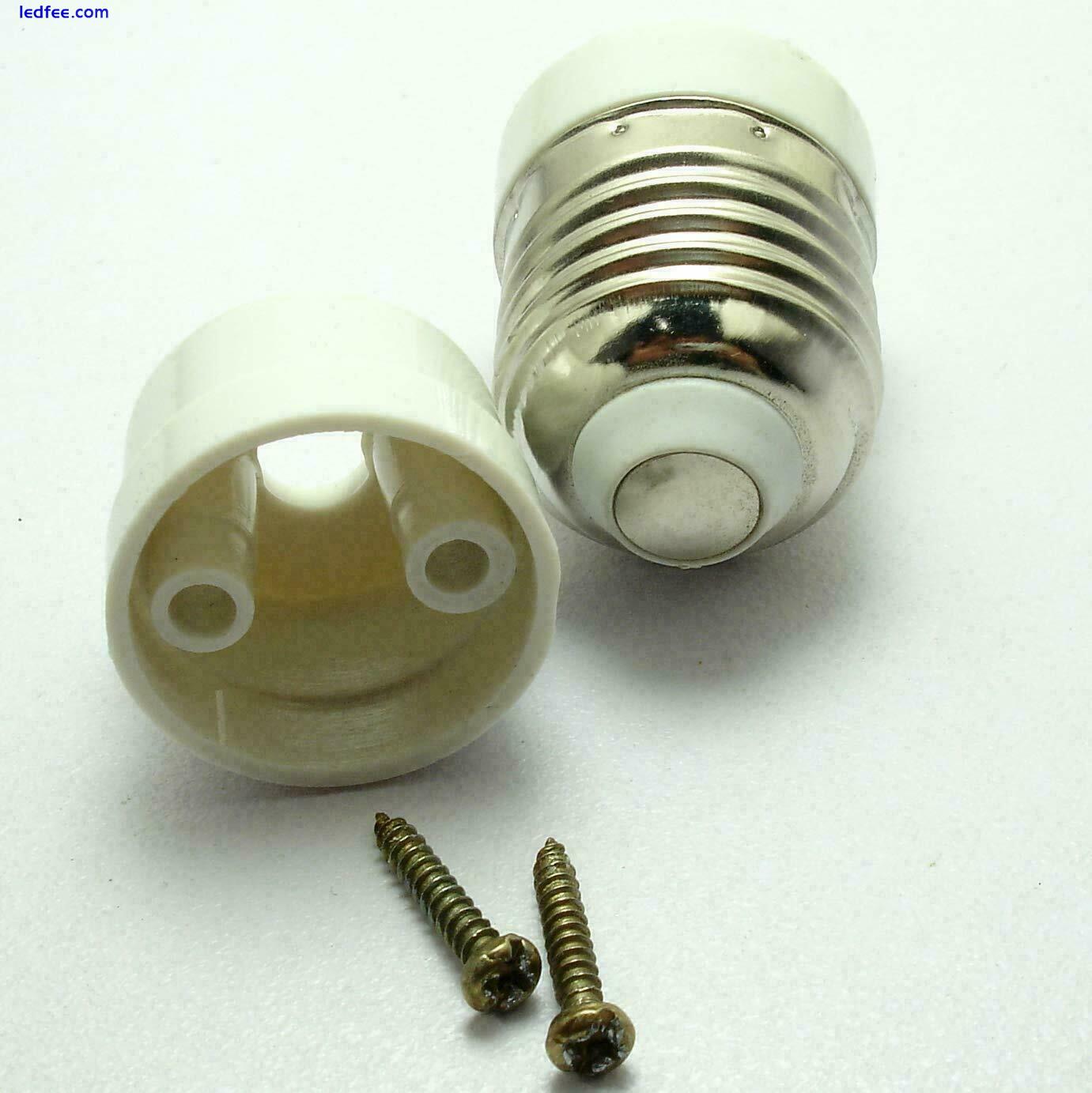 E27 Adaptor Plug Connector Lamp Socket Extension Edison Screw Light Bulb Holder 5 