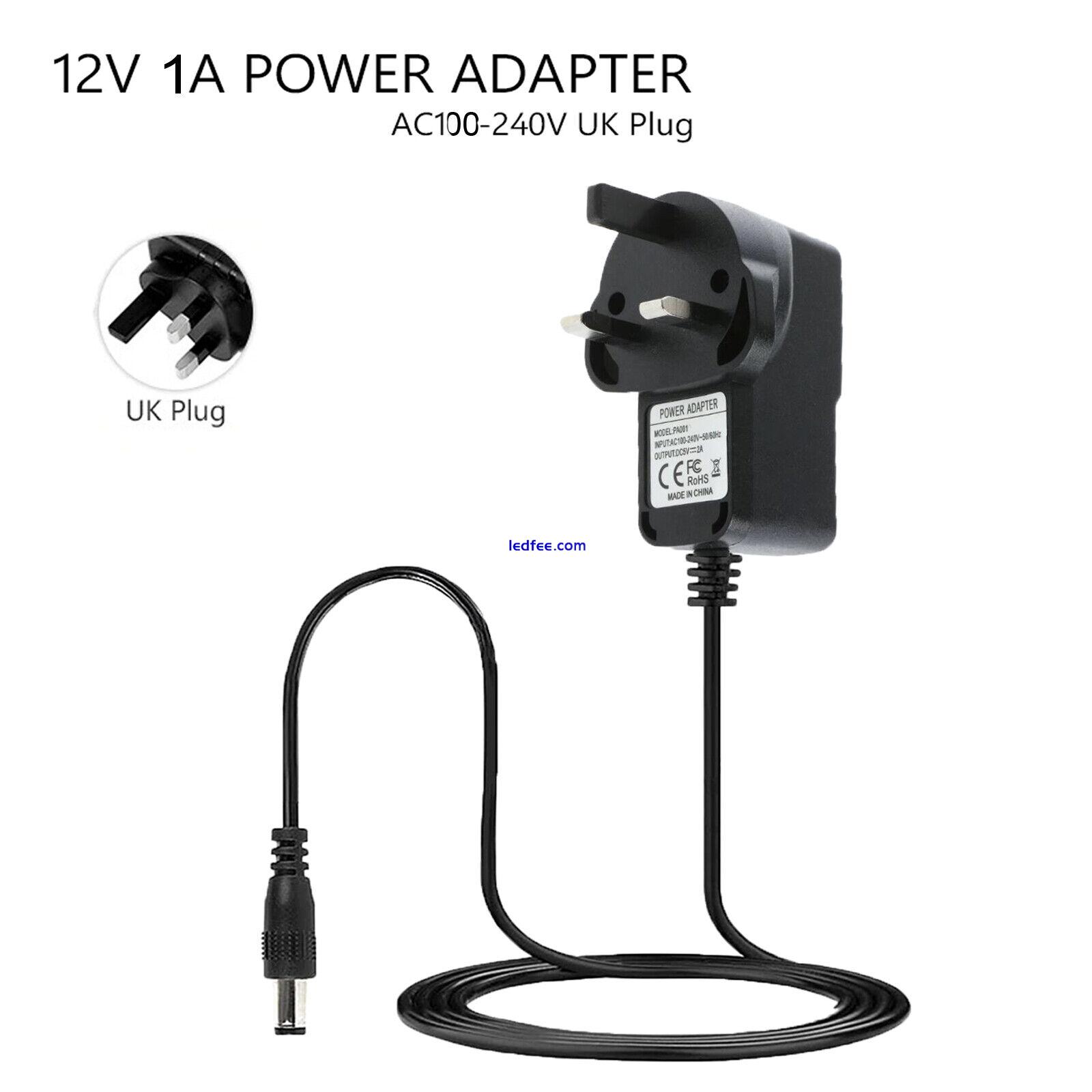 Wholesale Power Supply Adapter DC 12V 2/3/5/6/8/10A 3528 5050 LED Strip Light UK 0 