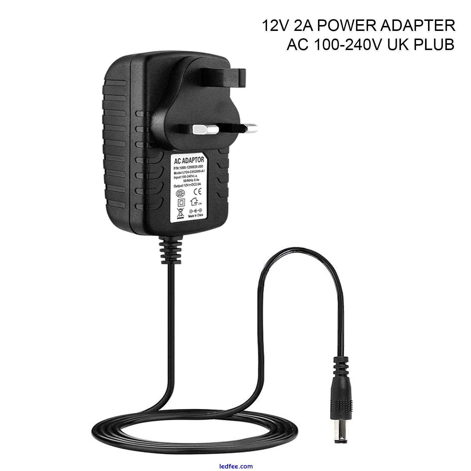 Wholesale Power Supply Adapter DC 12V 2/3/5/6/8/10A 3528 5050 LED Strip Light UK 1 