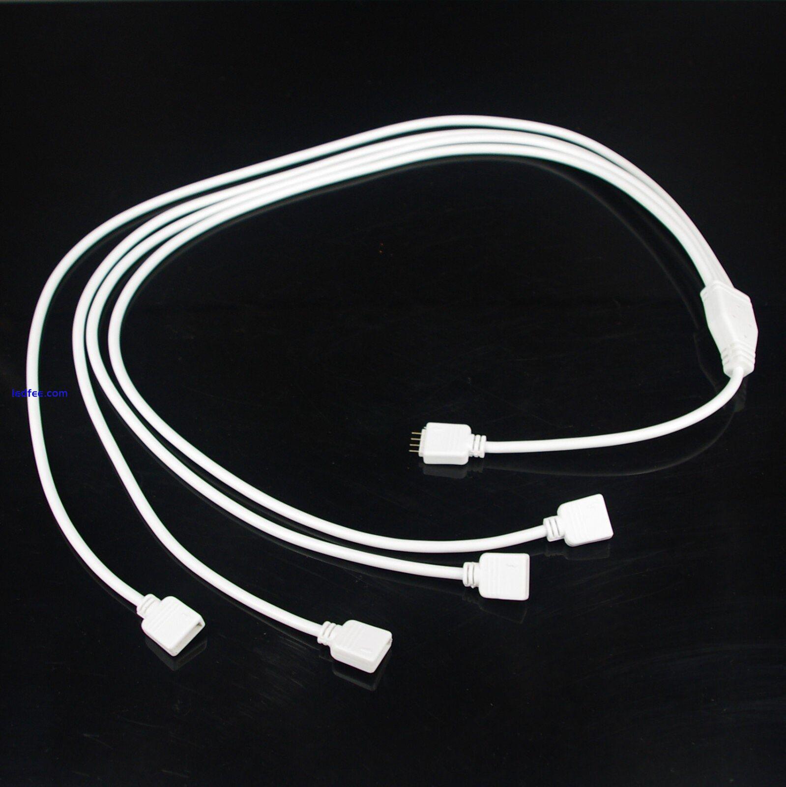 1 to 2, 3, 4 Divider Y Shaped Connection Cable Distributor 4 Pin RGB LED Strip 3 