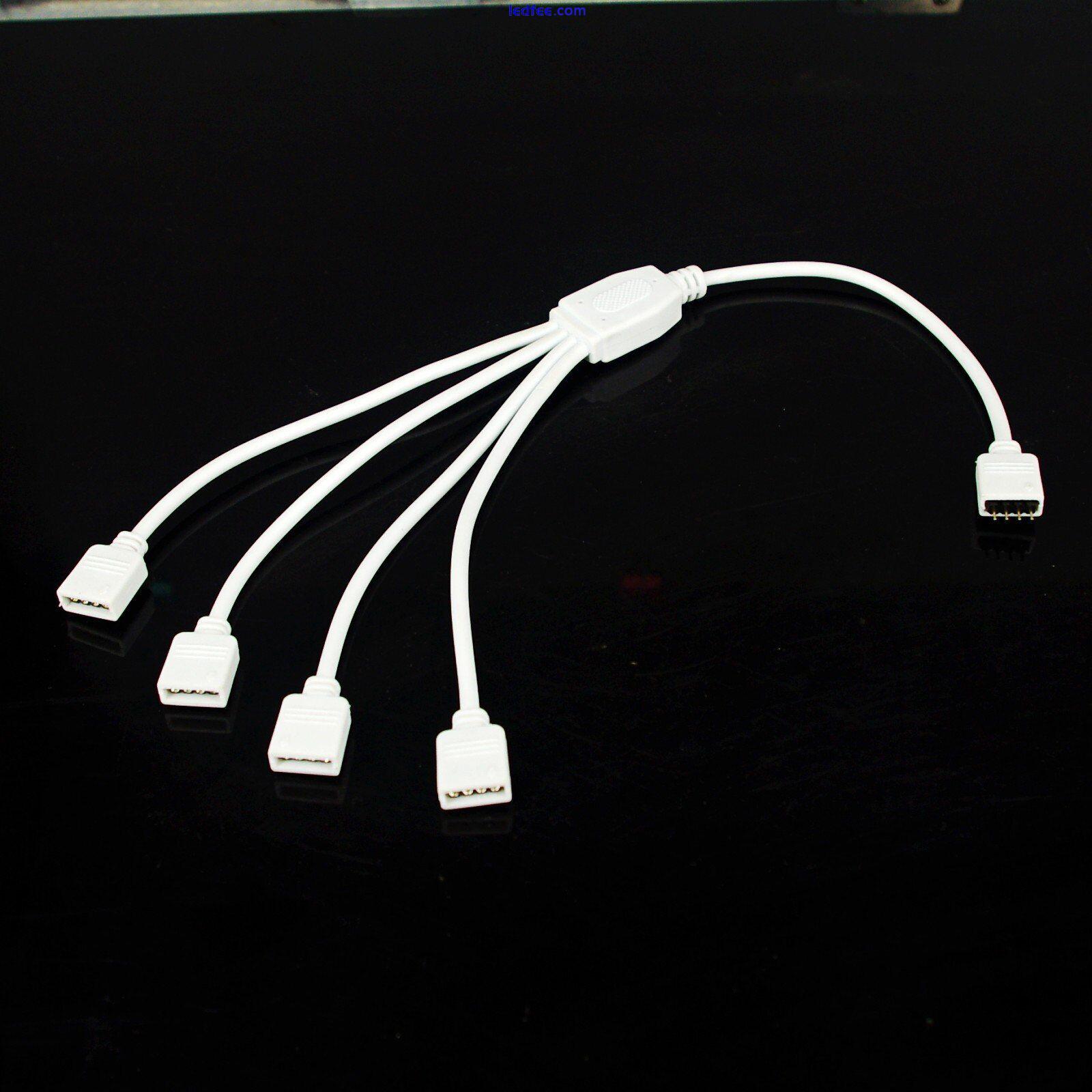 1 to 2, 3, 4 Divider Y Shaped Connection Cable Distributor 4 Pin RGB LED Strip 2 