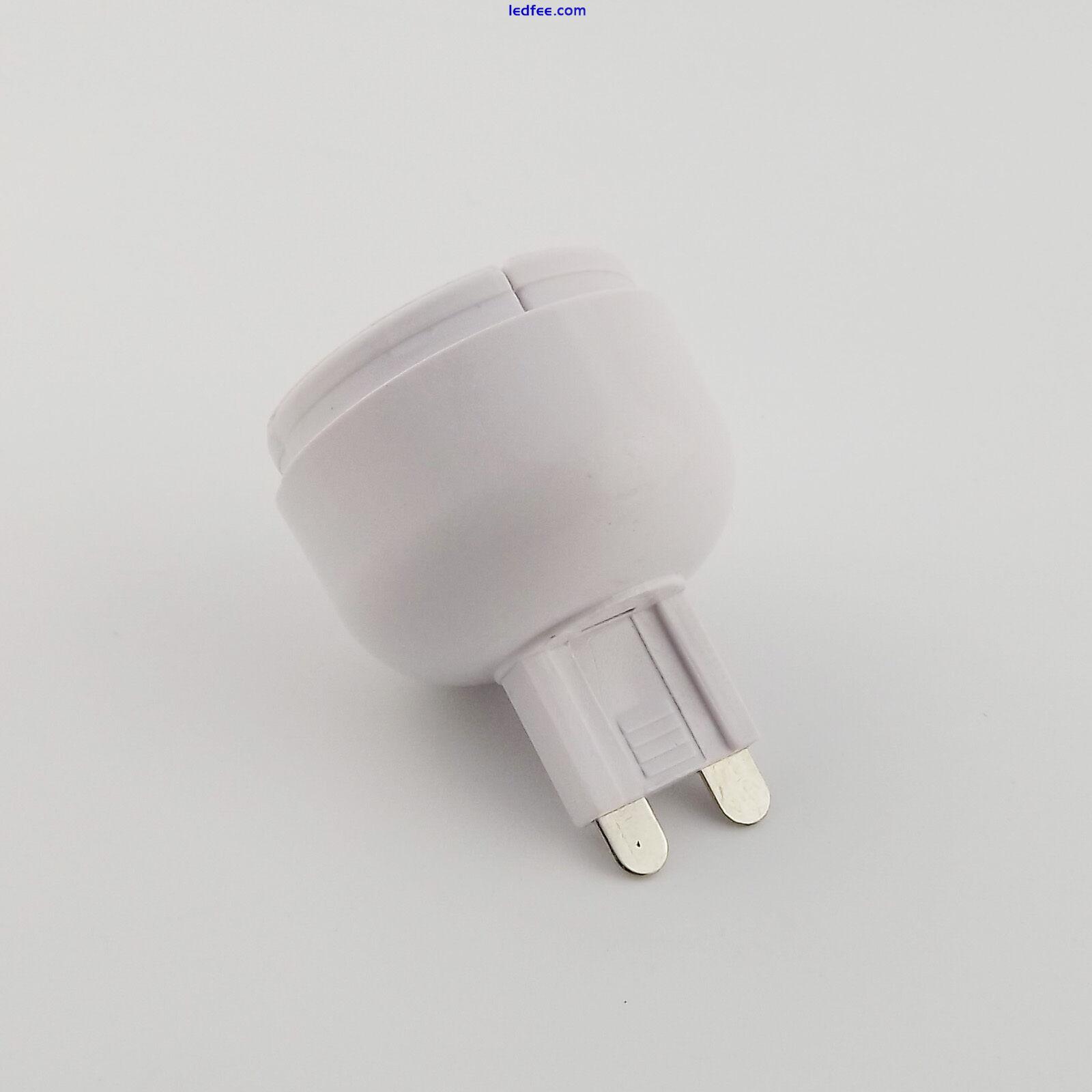 G9 to E17 Socket Base Halogen LED CFL Light Screw Thread Bulb Adapter Converter 3 