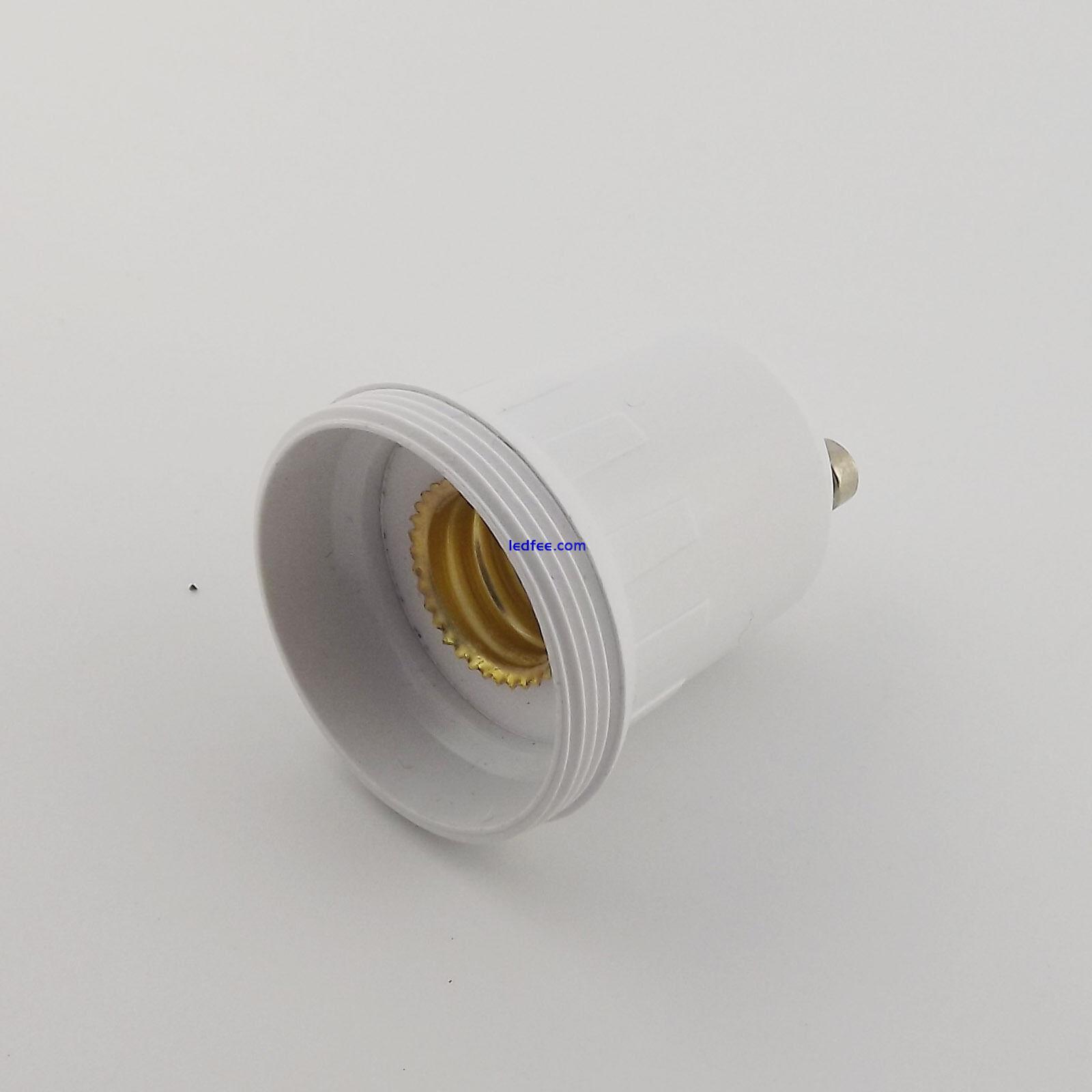 10pcs GU10 to E12 LED Lamp Halogen CFL Light Bulb Base Adapter Converter Holder 0 