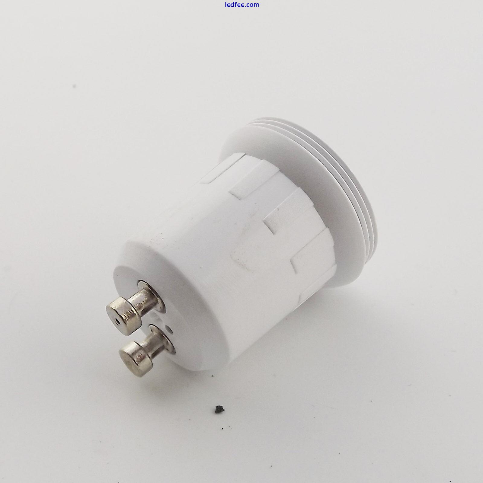 10pcs GU10 to E12 LED Lamp Halogen CFL Light Bulb Base Adapter Converter Holder 1 