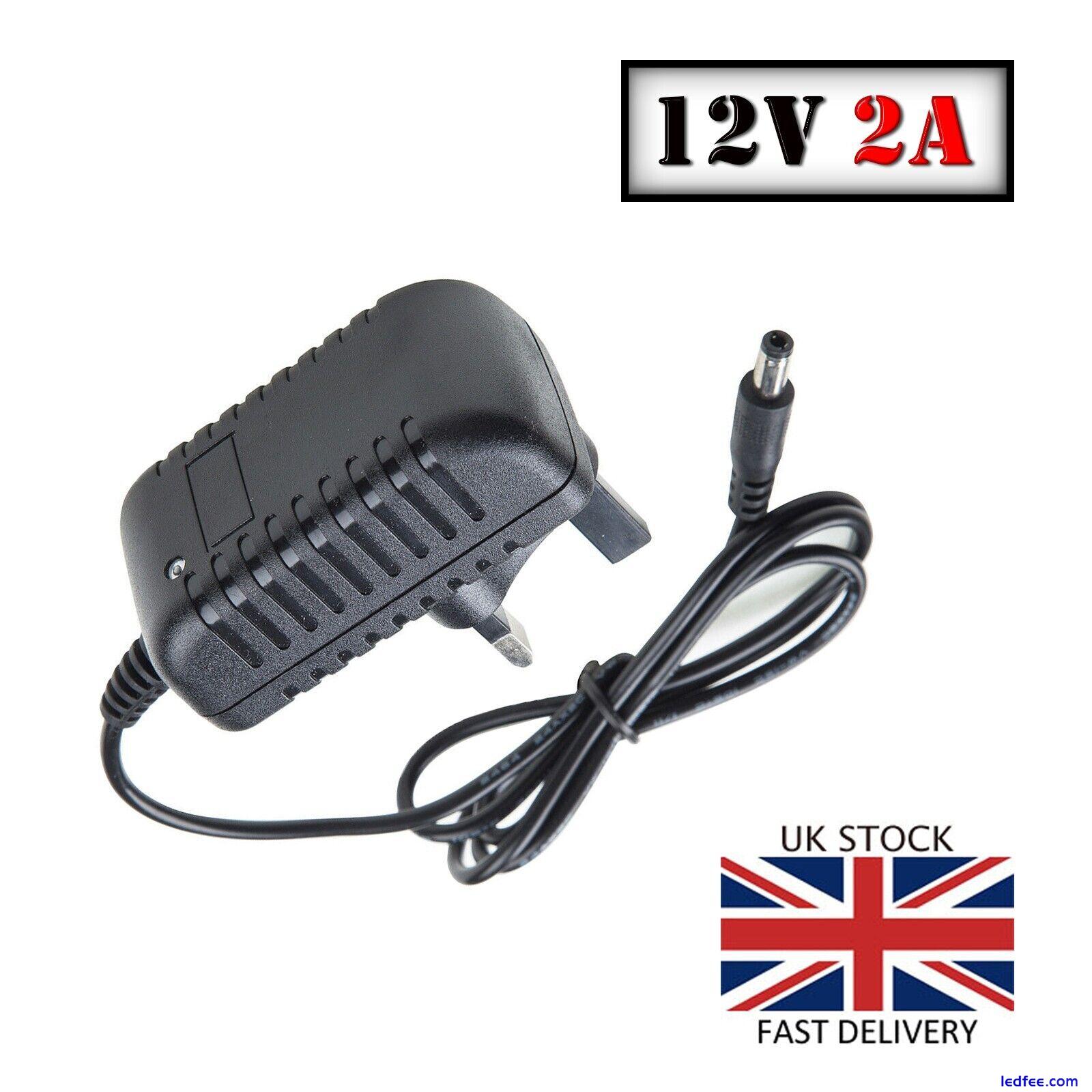 10 x 2A AC/DC UK Power Supply Adapter Safety Charger For LED Strip CCTV Camera 2 